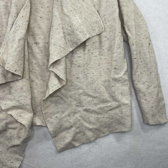 Eileen‎ Fisher Organic Cotton & Wool Womens Size Large Petite Open Front Sweater - Picture 14 of 16